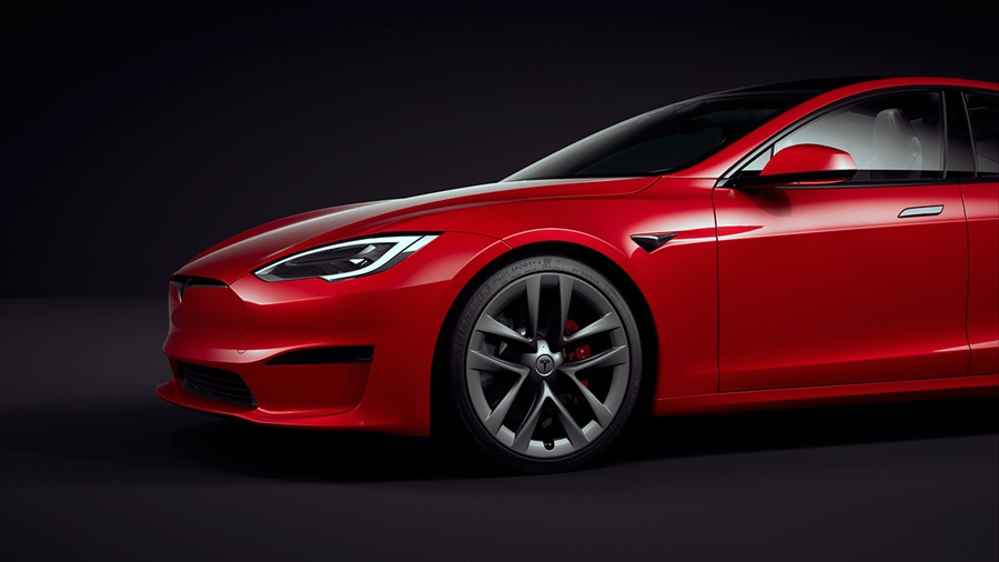 Tesla Model S met 564 km actieradius |